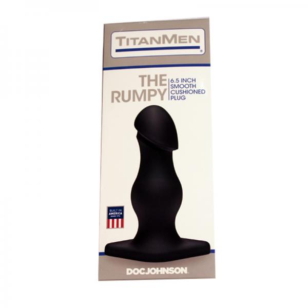 Titanmen The Rumpy Black Butt Plug