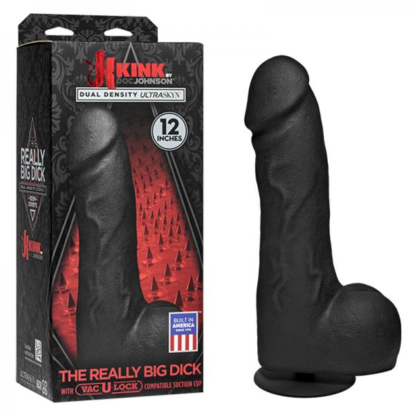 Kink The Really Big Dick 12 inches Black Dildo