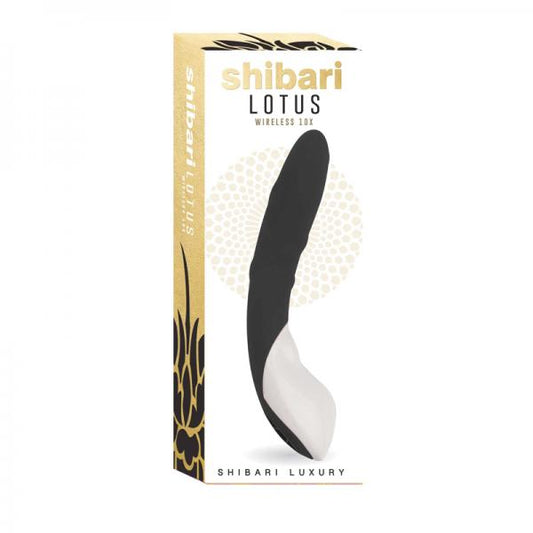 Shibari Luxury Lotus Silicone Vibe 10 Function Usb Rechargeable Waterproof Black