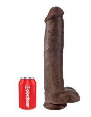 King Cock 15in Cock - Brown