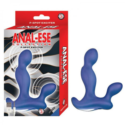 Anal-ese Collection P-spot Exciter - Blue